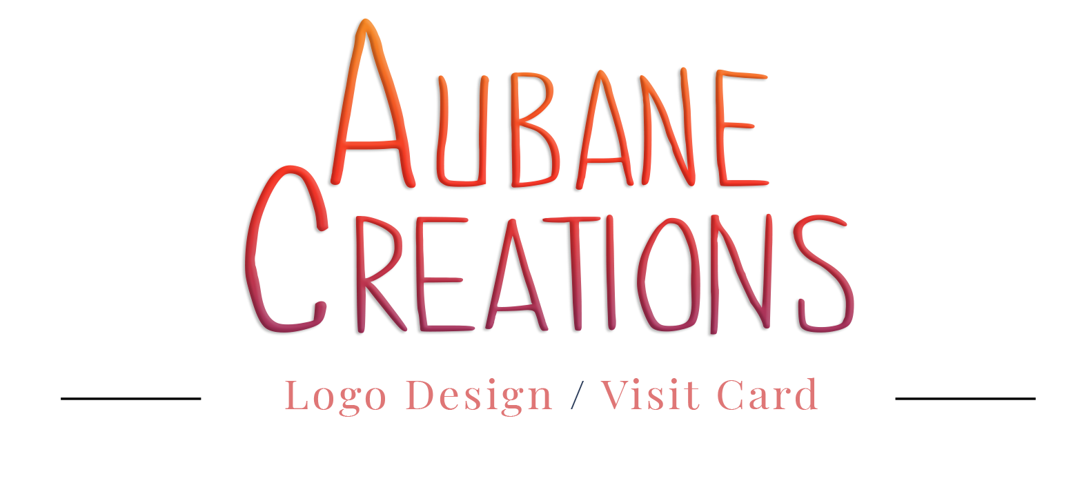 Aubane Creation - Logo Design / Visit Card